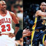 “You’re the Michael Jordan who walks on water?!”: When rookie Reggie Miller was held to 12 points after 6’6 Jordan went off for 37