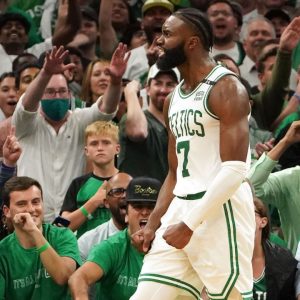 “It’s ironic Kobe Bryant took Jayson Tatum under his wing when Jaylen Brown has the Mamba Mentality”: Skip Bayless believes JB has been better than his Celtics teammate in the Finals vs GSW