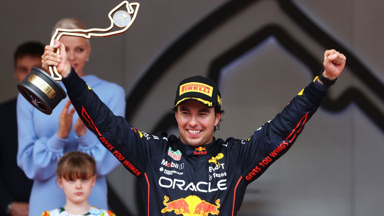 "Checo literally threw his shoe into the water!"- Watch as Red Bull's Sergio Perez gets drunk after winning the Monaco Grand Prix