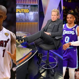 “Skip called him ‘Bosh Spice’ to his face, he’ll definitely not hesitate against Russell Westbrook”: NBA Twitter brings up Chris Bosh instance as Lakers star warns Fox Sports veteran 