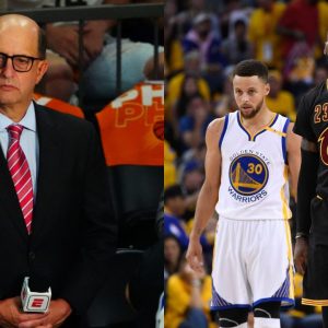 "Stephen Curry has had to carry the Warriors today like LeBron James had to carry those Cavs teams": Jeff Van Gundy summarizes Game Four
