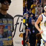 "Jordan Poole shows up rocking a Klay Thompson 2011 draft night shirt": NBA Twitter reacts as the Warriors look to close things in Boston