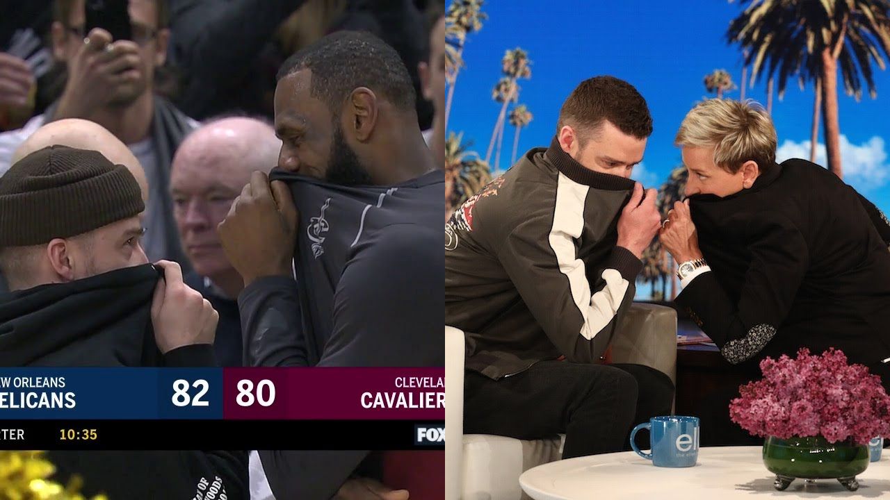 "Did you and LeBron James try to protect each other from bad breath?": When Ellen quizzed Justin Timberlake's talking mannerisms 