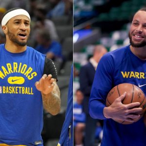 “Michael Jordan used to starve his teammates, Stephen Curry gives them a concussion”: NBA Twitter reacts as the GSW MVP accidentally hits a ball on Gary Payton II’s face after missing an alley-oop