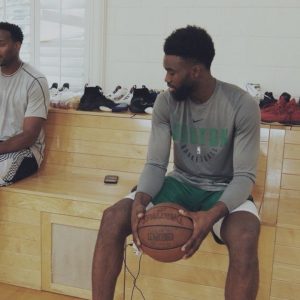 Jaylen Brown hits the gym with mentor Tracy McGrady post his Finals loss to Stephen Curry and the Warriors