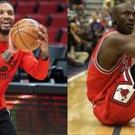 Damian Lillard and Michael Jordan are the only two player to make $60 million in a year and end two playoff series with game winners 