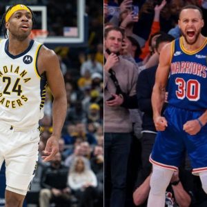 “1,524 3-pointers?! Stephen Curry is elite”: Buddy Hield showers love to GSW’s 2X MVP for knocking down the most 3-pointers since 2017