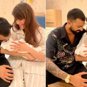Krunal Pandya baby photos: Krunal Pandya child photo and family details
