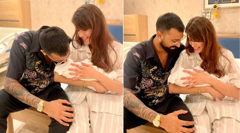 Krunal Pandya baby photos: Krunal Pandya child photo and family details