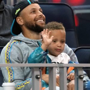 Millionaire Stephen Curry took some time and attended the Summer League with his son Canon Curry. It was Canon's 4th birthday!