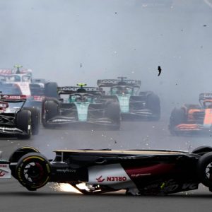 "Seeing a car upside down like that was awful"– F1 Twitter prays for Guanyu Zhou's safety after he rolls over after crashing with George Russell