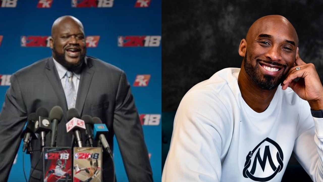 "Kobe Bryant's so awesome and handsome and has really nice natural teeth?" : Shaquille O'Neal gets hilariously pranked in a 2K commercial