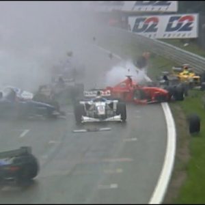 "A $13 million dollar crash on the opening lap"- Most expensive Formula 1 accident of all time at 1998 Belgian Grand Prix