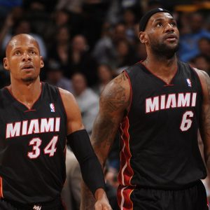 "LeBron James isn't good at free throws, dribbling or shooting, how is he the GOAT?!": Ray Allen argues with kids as he picks Michael Jordan over his own former teammate