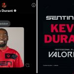 "SEN Kevin Durant isn't happening, he only joins winning teams!": NBA and Valorant Twitter react to Sentinel's Twitter post for LCQ