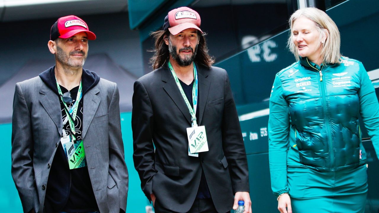 "It was absolutely amazing to be that close and in the rain at Silverstone" - Keanu Reeves talks about the British Grand Prix and confirms his Brawn GP documentary