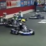 "The kid, the man, the legend!": Watch young Lewis Hamilton pull of a Double overtake from his karting days