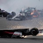 Zhou Guanyu's family witness horrific crash while attending their first F1 race