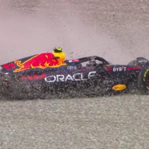 Helmut Marko criticises Sergio Perez for attempting to overtake Mercedes' George Russell