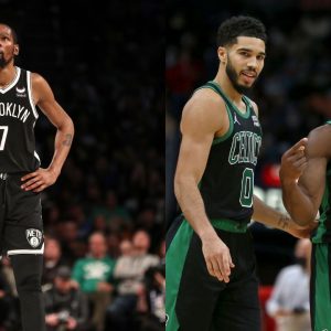 "I've played with Kevin Durant and obviously he's a great player": Jayson Tatum opens up on teammate Jaylen Brown's potential trade to Brooklyn