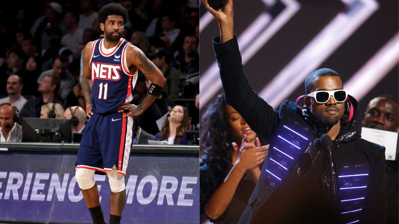 $2 Billion Kanye West Hangs Out With Kyrie Irving and Jaylen Brown, the Newest Donda Sports Signing? 