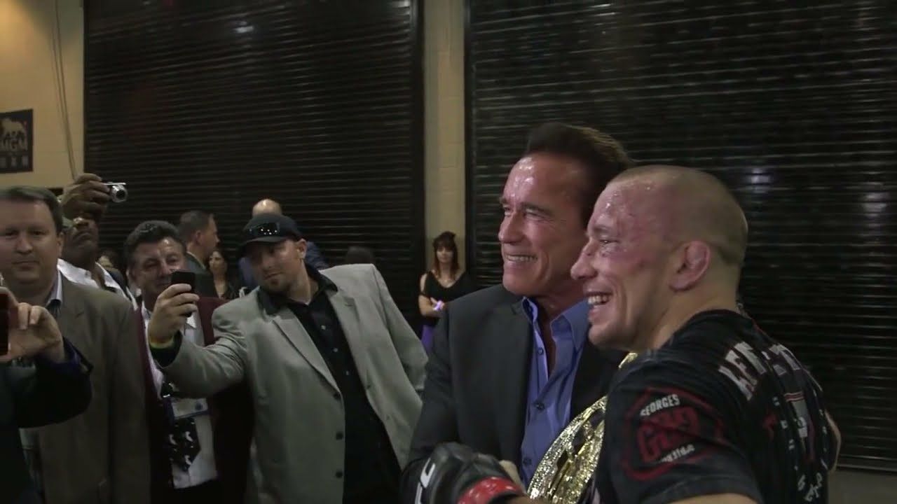 Georges St-Pierre Arnold Schwarzenegger