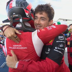 "Brothers supporting Brothers"– F1 Twitter reacts to Charles Leclerc's wholesome celebration with his brother Arthur after the F3 race
