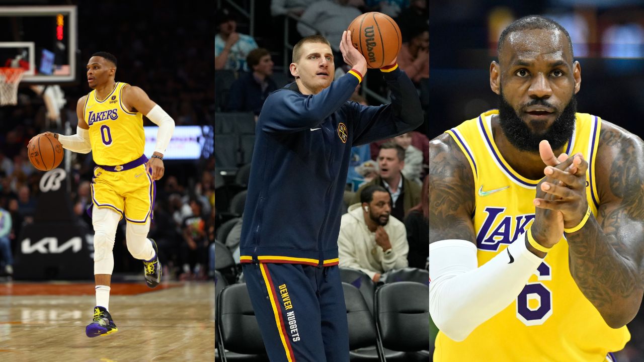 6"3' Russell Westbrook has more triple-doubles than LeBron James and Nikola Jokic combined