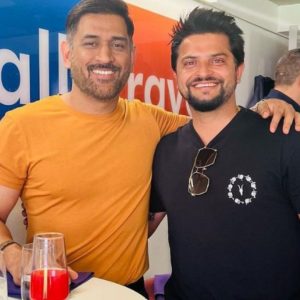 MS Dhoni and Suresh Raina photos: Legendary CSK pair spotted watching IND vs ENG 2nd ODI at Lord's