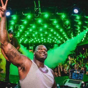 50-year-old Shaquille O'Neal is partying in Tomorrowland with kids, before masquerading as DJ Diesel   