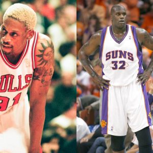 "Shaquille O'Neal goes flying, that could have k*lled somebody": When the 7ft. Lakers legend channeled his inner Dennis Rodman while trying to save a ball