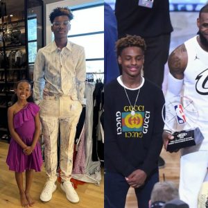 "Bryce James was like five inches shorter than Bronny James a year ago": Billionaire LeBron James' son's growth spurt has NBA fans losing their minds