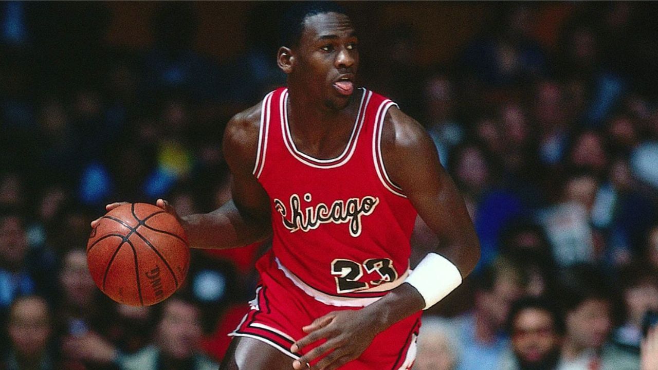 The Air Jordan's Michael Jordan wore while shattering the backboard during a 1985 exhibition game sell for $615,000