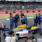 Watch Lewis Hamilton, Nigel Mansell and Sebastian Vettel gather ahead of British GP in Silverstone