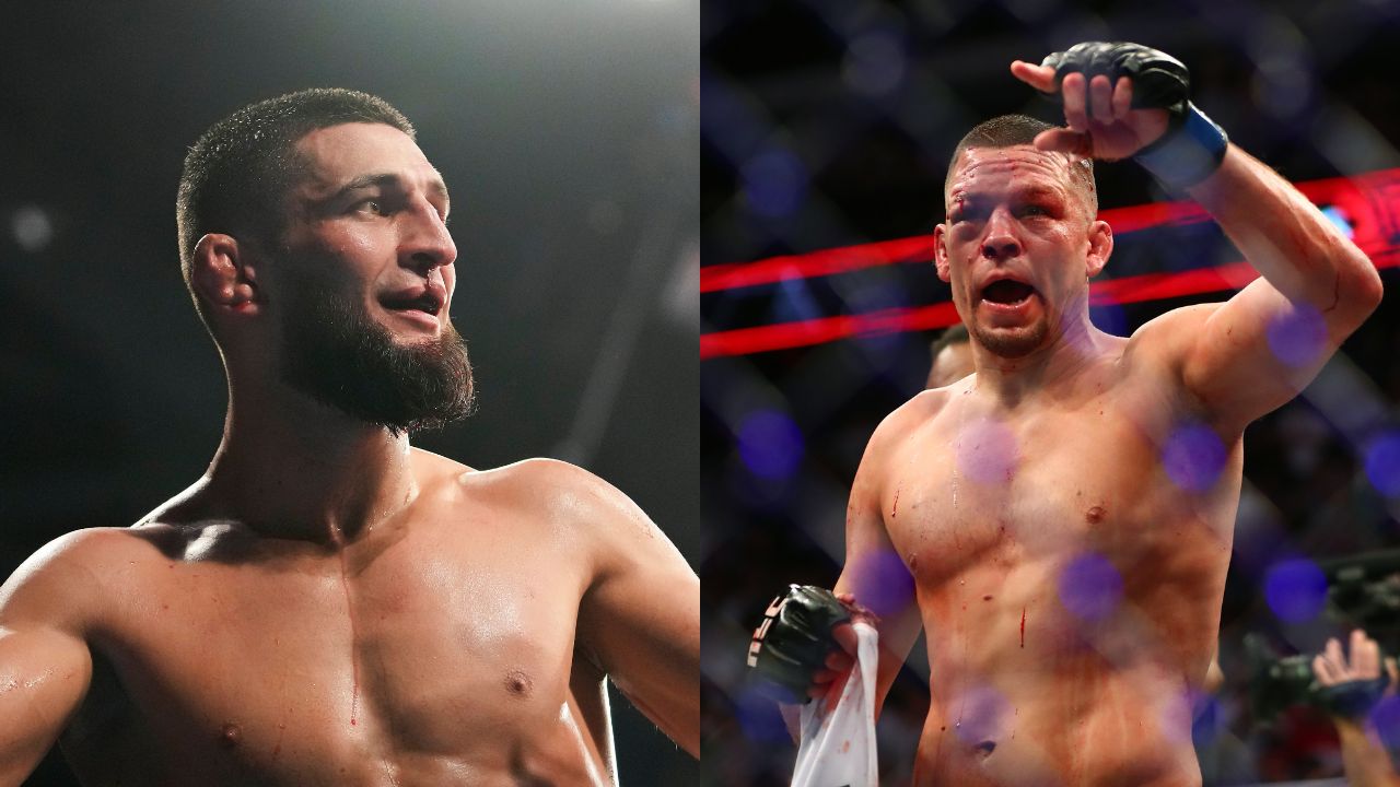 Khamzat Chimaev Nate Diaz