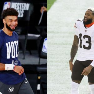 "Jamal Murray is the Black Wolverine!": NBA Twitter reacts to Odell Beckham Jr.'s viral reaction to Nuggets star's hairy body