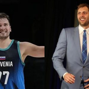 “Dirk Nowitzki really squished Luka Doncic’s belly fat before a game”: Slovenia superstar surprises the German legend as they reunite during World Cup Qualifiers