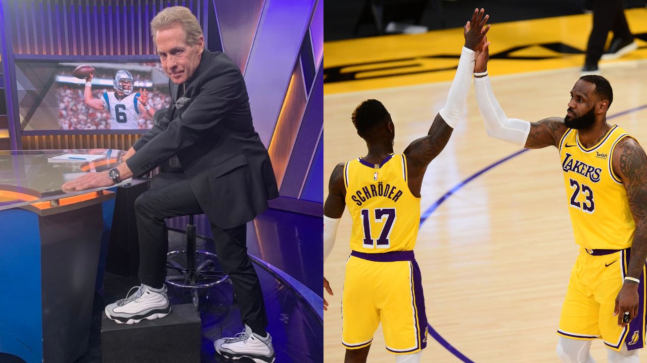 "The GOAT is always looking for a scapegoat": Skip Bayless throws shade at LeBron James-Dennis Schroder exchanging messages