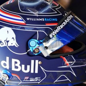 Why the 26-year-old Williams F1 driver still has Red Bull logo on his helmet?
