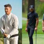 "Patrick Mahomes is doing his best Stephen Curry impression": Chiefs star makes an audition to be the latest Splash Bro. as Aaron Rodgers joins Warriors star at ACC