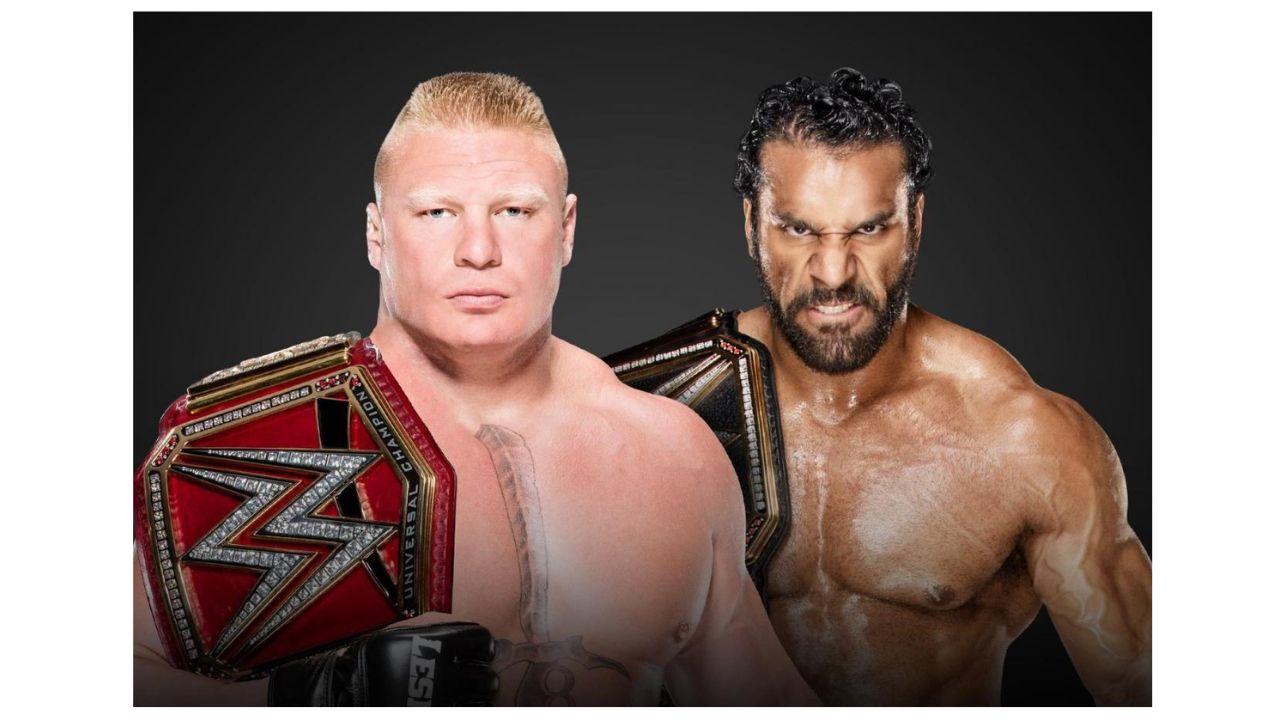 Brock Lesnar and Jinder Mahal