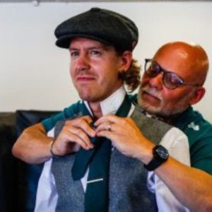 "Seb is now a peaky blinder" - F1 Twitter reacts to 35-year-old Sebastian Vettel being unable to knot a tie