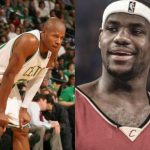 “Now we know where Ray Allen’s hate for LeBron James is coming from”: NBA Twitter brings up a compilation of Lakers star humiliating former Celtics star back in the day