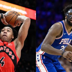 “We’re selling Joel Embiid’s a** immediately!”: Scottie Barnes roasts $147 million Sixers star after pulling his NBA 2K22 card