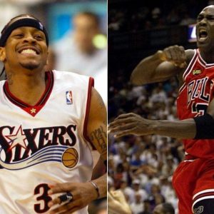 "It looked like Michael Jordan was glowing!": 6' Allen Iverson's heartfelt tribute to Bulls idol in his Hall of Fame induction speech
