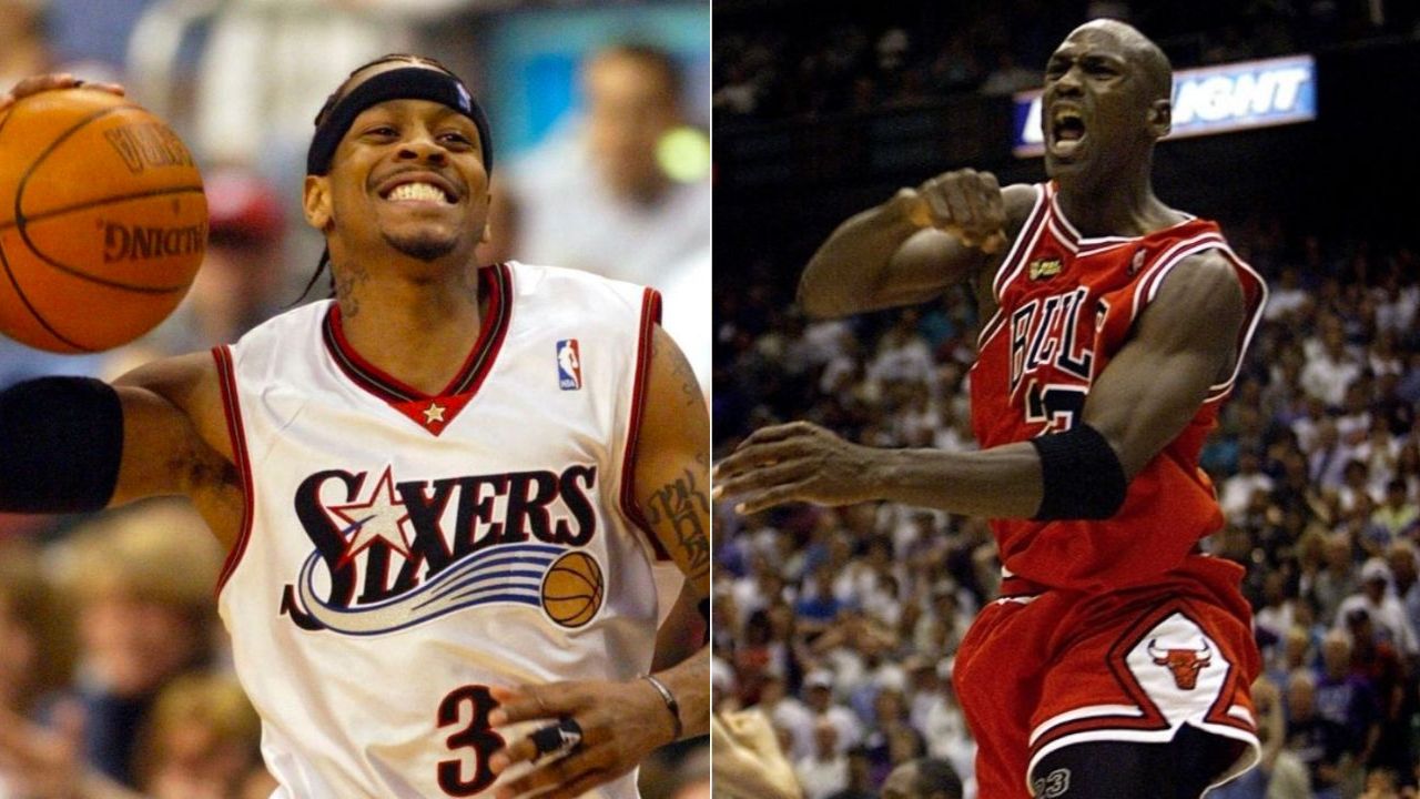 "It looked like Michael Jordan was glowing!": 6' Allen Iverson's heartfelt tribute to Bulls idol in his Hall of Fame induction speech
