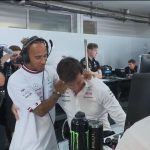 "I can see Lewis Hamilton being a team principal!"- F1 Twitter lauds 7-time World Champion for coaching Nyck de Vries during FP1 of French GP