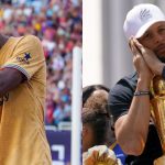 $33 million Ousmane Dembele emulates $160 million Stephen Curry's "night night" celebration after a dazzling performance