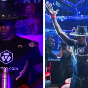The Undertaker reacts to Israel Adesanya's entrance