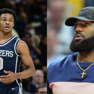 “Bronny James is nervous to shoot!!”: LeBron James ‘heckles’ his own $10 million worth son in ‘Blue Chips’ game
